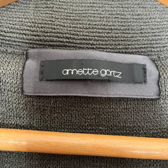 Annette Gortz Dress Womens Size Small Gray Virgin Wool Blend Minimalist‎ Luxury - Picture 3 of 5